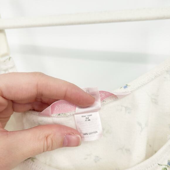 Victorias Secret VS Womens Y2K Summer Coquette Ditsy Floral Tank Cami Top Size M - Picture 4 of 6